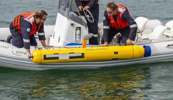 Bluefin deploying from a boat